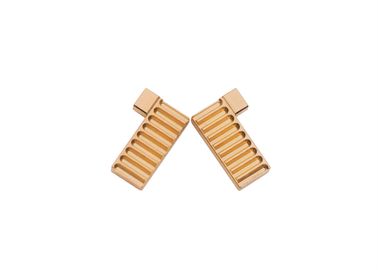 M0.55 Mirror Spur Gear Rack Slider DIN 3974 CNC Aluminium Bronze For Robotics