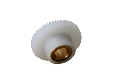 Plastic POM Miniature Spur Gears Brass Insert 56T 0.4M 20PA AGMA 7