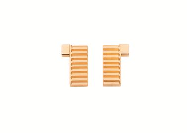 M0.55 Mirror Spur Gear Rack Slider DIN 3974 CNC Aluminium Bronze For Robotics
