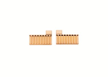 M0.55 Mirror Spur Gear Rack Slider DIN 3974 CNC Aluminium Bronze For Robotics