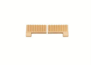 M0.55 Mirror Spur Gear Rack Slider DIN 3974 CNC Aluminium Bronze For Robotics
